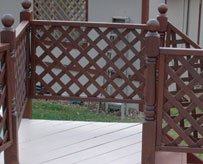 Painted Deck Railings